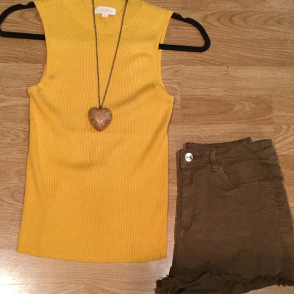 Ambiance Tops - Like new! Dandelion yellow top